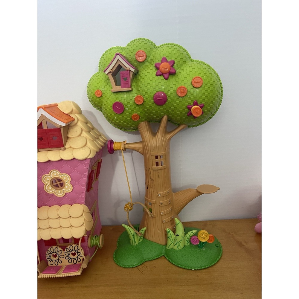 Lalaloopsy Sew Sweet Playhouse Dollhouse & Tree House As Is Incomplete - Picture 3 of 13